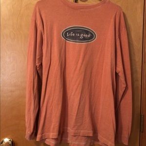 heavily distressed life is good shirt